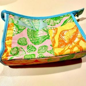 Lilly Pulitzer original small makeup bag GUC multi